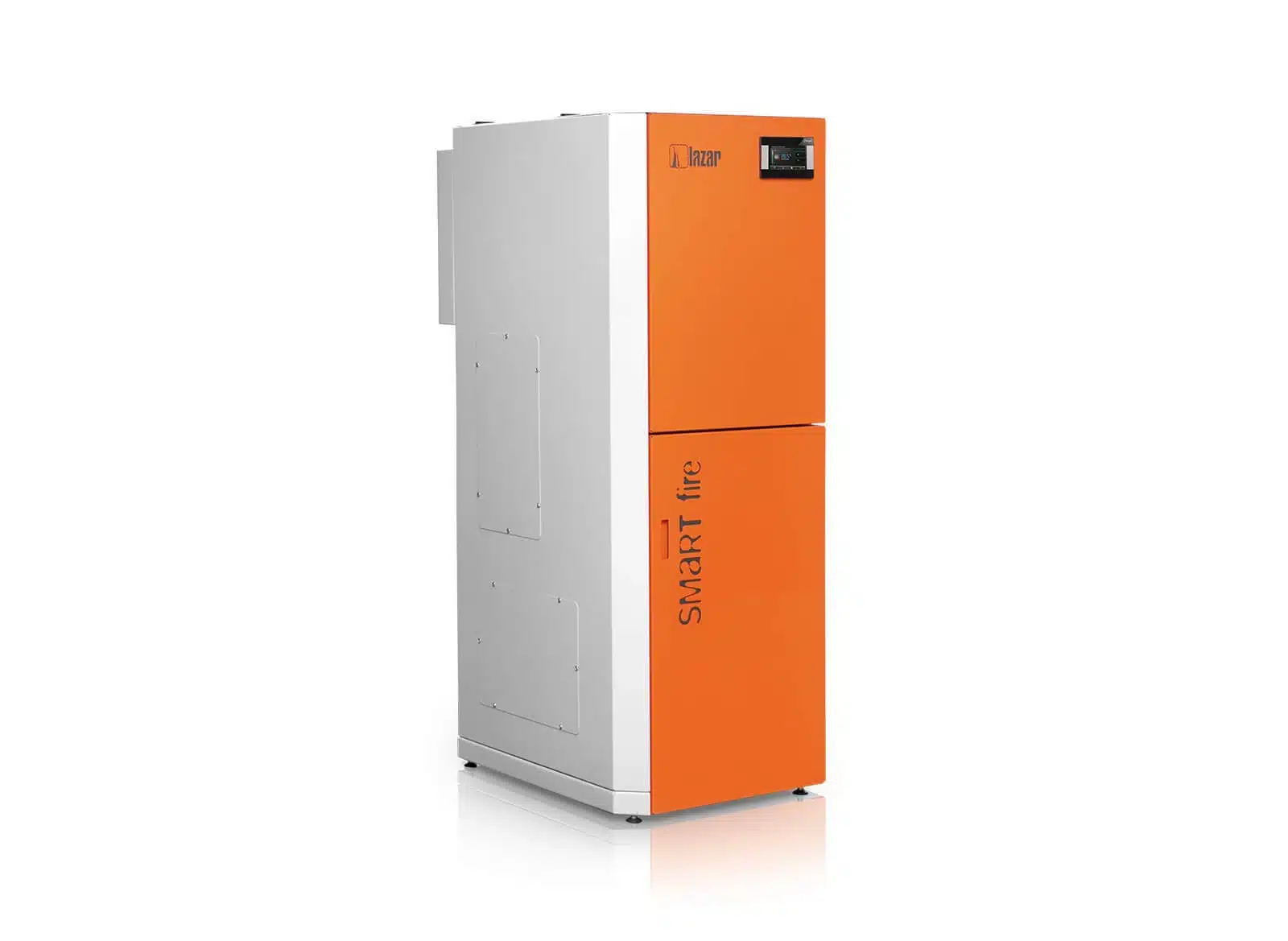 Montaż kotła na pellet w nowym domu, mała kotłownia, kompaktowy piec na pellet Lazar Smartfire 11/130, Niedrzwica Duża - zdjęcie 4
